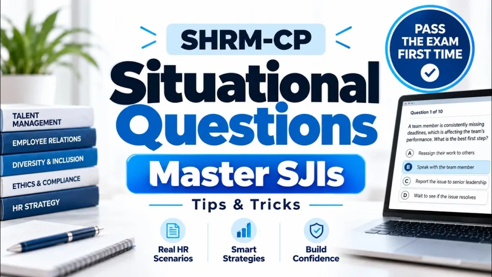 SHRM CP Situational Questions Effective Strategies for 2026
